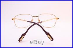 Vintage CARTIER PARIS 24K gold filled eyeglasses frames Size 59-18 140 France
