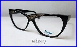 Vintage CAT EYE Glasses NOS 1980's BLUETTE frame France Eyewear Beatiful