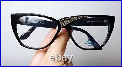 Vintage CAT EYE Glasses NOS 1980's BLUETTE frame France Eyewear Beatiful