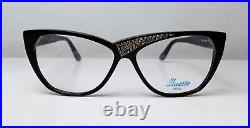 Vintage CAT EYE Glasses NOS 1980's BLUETTE frame France Eyewear Beatiful