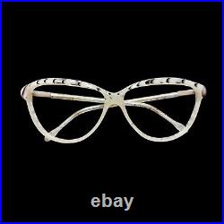 Vintage CAT EYE glasses French 1980's JACINTHE France Mod. JUNGLE Eyewear