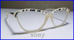 Vintage CAT EYE glasses French 1980's JACINTHE France Mod. JUNGLE Eyewear