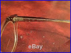 Vintage COUNTESS Cat Eye Glasses Frames with Rhinestones Made in FRANCE