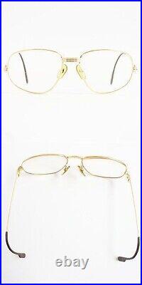 Vintage Cartier 130 Eyeglasses Eyewear glasses Gold Santos Teardrop Frame 54? 16