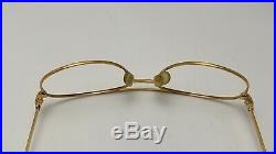 Vintage Cartier Aviator Sunglasses Eyeglasses Frame 2178111 57-18 135 mm France
