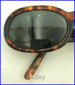 Vintage Cartier Brown Tortoise Oval Sunglasses Eyeglasses Frames France