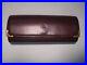 Vintage Cartier Burgundy Hard Leather Eye Glasses Eyeglasses Case Paris France