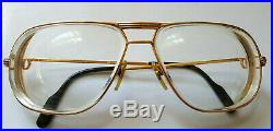 Vintage Cartier Eyeglasses 1988 62 14 140 Serie Limitee. Gold