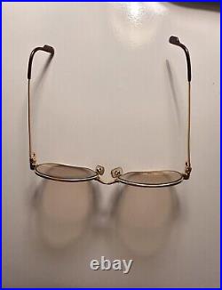 Vintage Cartier Glasses Prescription Gold Hardware 56-17-135 Made In France