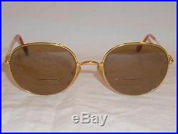Vintage Cartier Gold Eyeglasses Sunglasses Frames withBox & Cases 1951807