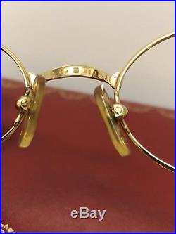 Vintage Cartier Gold Plated Eyeglasses
