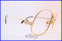 Vintage Cartier Paris 24K gold filled eyeglasses frames Serial 1213574 France