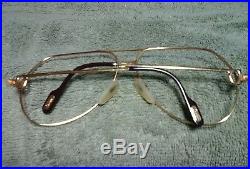 Vintage Cartier Paris 275963 Large Aviator eyeglass frame