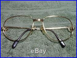 Vintage Cartier Paris 71937 Modified Aviator eyeglass frame