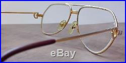 Vintage Cartier Paris France Eyeglasses Gold Filled Frame 130 56 14