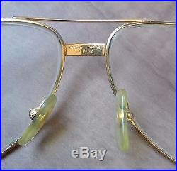 Vintage Cartier Paris France Eyeglasses Gold Filled Frame 130 56 14