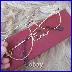 Vintage Cartier Paris Golden Sunglasses / Vintage Eyeglasses, Cartier accessories