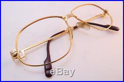 Vintage Cartier Paris eyeglasses frames 24K gold filled 56-14 PANTHERE France