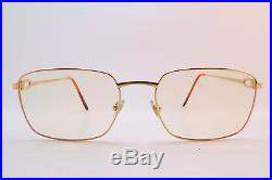 Vintage Cartier Paris eyeglasses frames 24K gold filled size 56-18 140 France