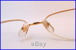 Vintage Cartier Paris eyeglasses frames NOS 24K gold filled sapphire France