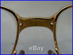 Vintage Cartier Reading Glasses Gold and Brown made in France