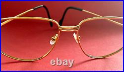 Vintage Cartier Romance Eyeglasses 18k 56-18mm 1499340 Made in France