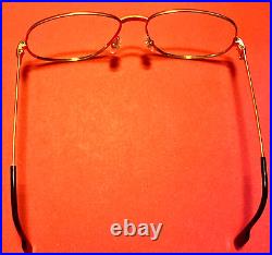 Vintage Cartier Romance Eyeglasses 18k 56-18mm 1499340 Made in France