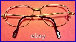 Vintage Cartier Romance Eyeglasses 18k 56-18mm 1499340 Made in France