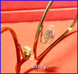 Vintage Cartier Romance Eyeglasses 18k 56-18mm 1499340 Made in France