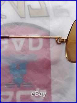 Vintage Cartier Sunglasses Vendome Santos France Size 59-16 mm 140, with Serial