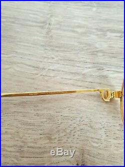 Vintage Cartier Tank Gold Sunglasses / Eyeglasses Frames Authentic 1988 MINT