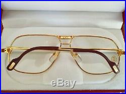 Vintage Cartier Tank L. C Eyeglasses Yellow Gold Brand New Never Used NOS