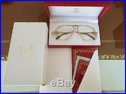 Vintage Cartier Tank L. C Eyeglasses Yellow Gold Brand New Never Used NOS