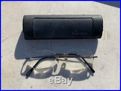 Vintage Cartier Titanium Glasses With Case! Made In France! Cartier 3242641