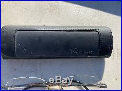 Vintage Cartier Titanium Glasses With Case! Made In France! Cartier 3242641