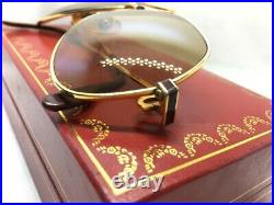 Vintage Cartier Vendome Sunglasses / Eyeglasses Size 59-14-140! Santos with Case