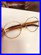 Vintage Cartier Wood Gold Bagatelle 1990 Size 56 Mens Eyeglasses / Sunglasses