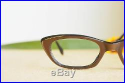 Vintage Cateye Glasses 1960s eyeglasses Made In France NOS TWE
