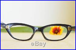 Vintage Cateye Glasses 1960s eyeglasses Made In France NOS TWE