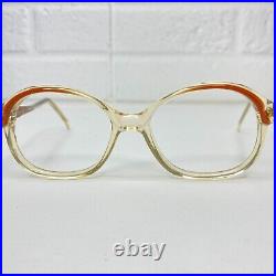 Vintage Cristian Oliver France Eyeglasses Clear Brown Effect 50-18 NOS H2646