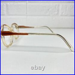 Vintage Cristian Oliver France Eyeglasses Clear Brown Effect 50-18 NOS H2646