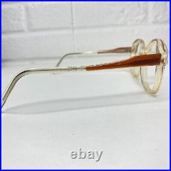 Vintage Cristian Oliver France Eyeglasses Clear Brown Effect 50-18 NOS H2646