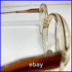 Vintage Cristian Oliver France Eyeglasses Clear Brown Effect 50-18 NOS H2646