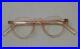 Vintage Crown Panto 1950 French Eye Glasses Crystal pink Lunettes beautiful