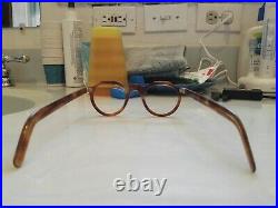 Vintage Crown Panto 1950 French Eye Glasses Tortoise Brown Lunettes beautiful