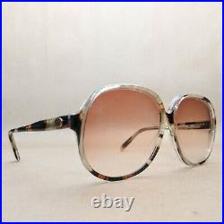 Vintage DVF Diane von Furstenberg Carribea Silk Laminate Sunglasses 70s NOS