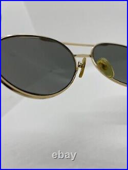 Vintage ETTORE BUGATTI 64319 Glasses Metal Pilot Frame Sunglasses