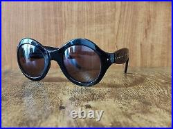 Vintage Emmanuelle Khanh Oversized Thick Acetate Eyeglasses Frame France #477