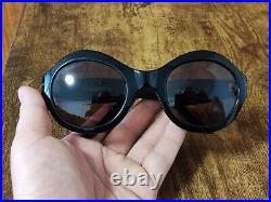 Vintage Emmanuelle Khanh Oversized Thick Acetate Eyeglasses Frame France #477