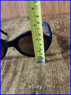 Vintage Emmanuelle Khanh Oversized Thick Acetate Eyeglasses Frame France #477